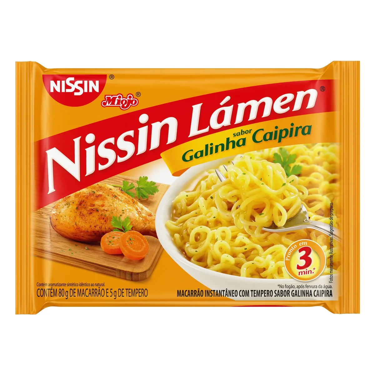 MACARRÃO INSTANTÂNEO NISSIN