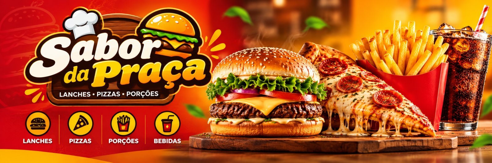 Banner de Sabor da Praça